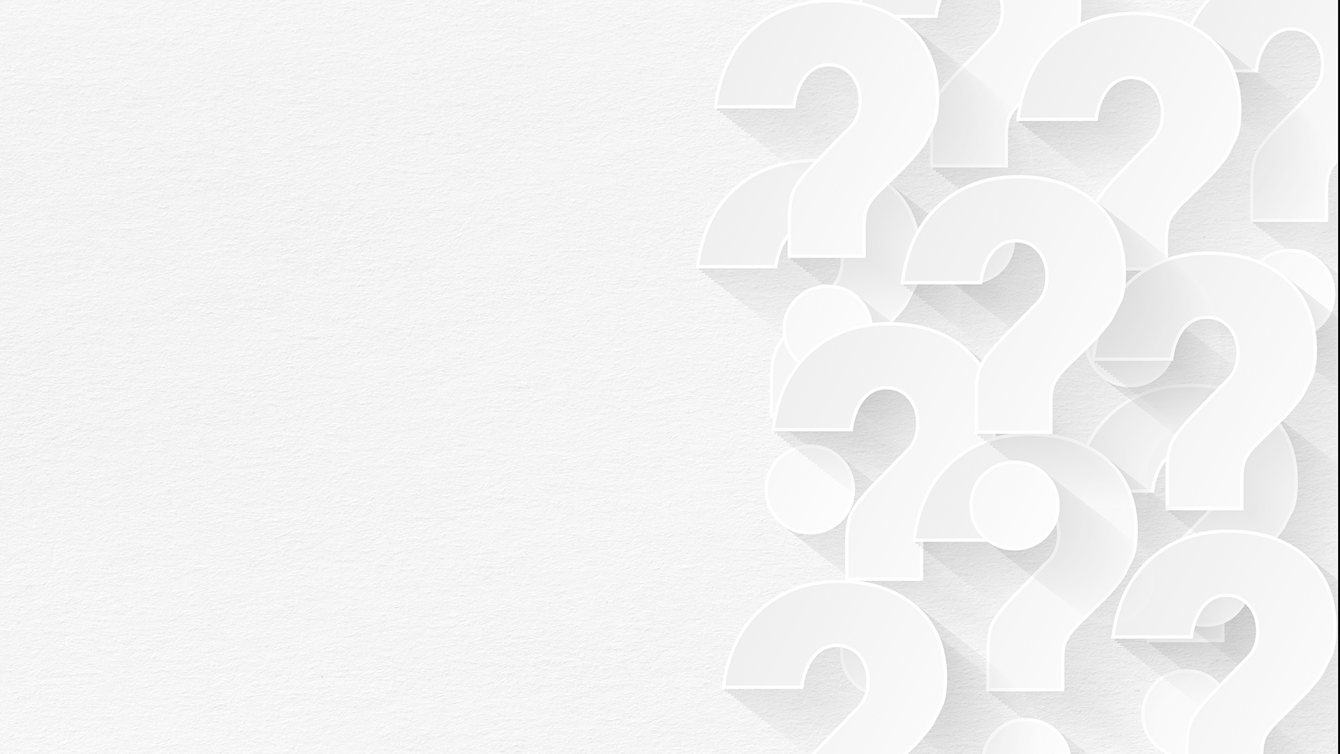 Fragezeichen führen zu einer FAQ-Liste
