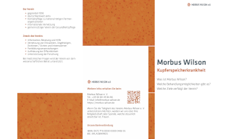 Morbus Wilson e. V. Imageflyer